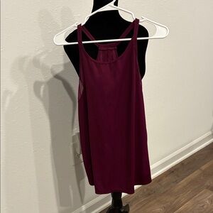 Women's Burgundy Tank Top